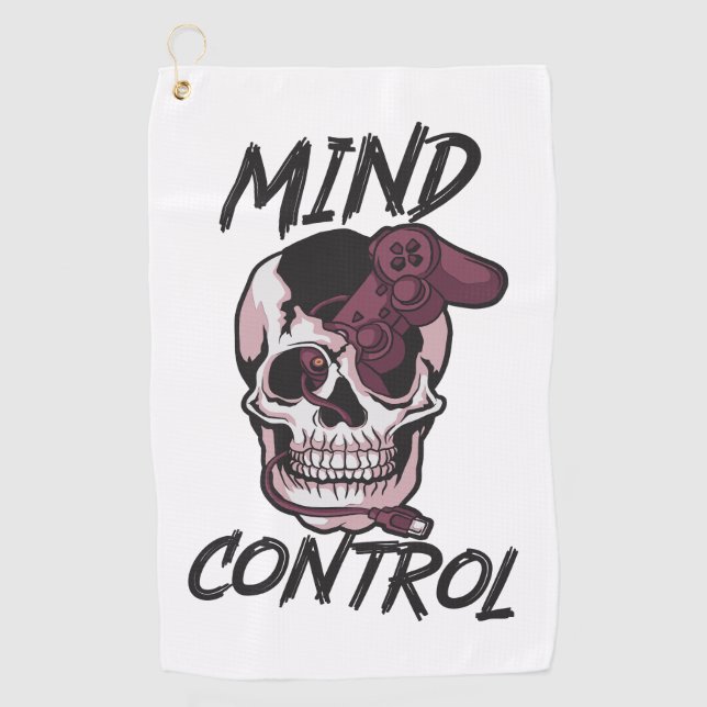 Gaming-Design für Mini-Kontrollen Golfhandtuch (Vorderseite)