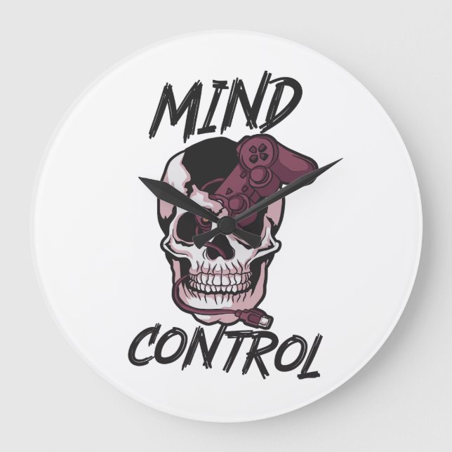 Gaming-Design für Mini-Kontrollen Große Wanduhr (Vorderseite)