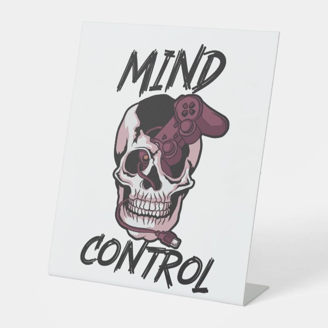 Gaming-Design für Mini-Kontrollen Sockelschild (Vorderseite)