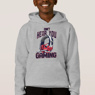 Gaming-Design mit Headset Hoodie