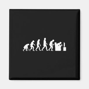 Gaming Evolution Funny Retro Video Game Gamer Nerd Magnet
