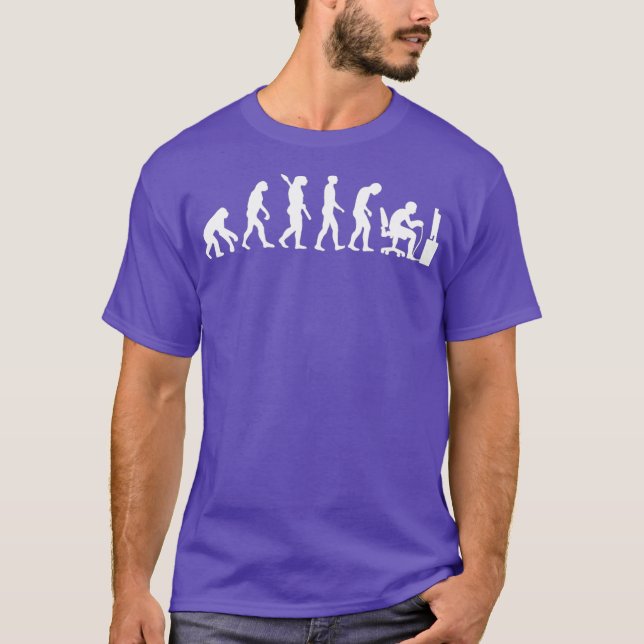 GAMING EVOLUTION Funny Retro Video Game Gamer T-Shirt (Vorderseite)