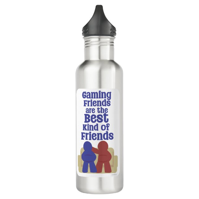Gaming-Freunde sind das beste Spieledesign Edelstahlflasche (Links)