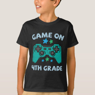 Gaming Game auf 4. Klasse 4 erste Schule G T-Shirt