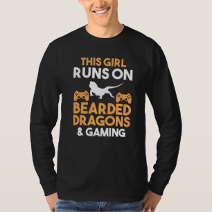 Gaming Gamer Barted Dragon T-Shirt
