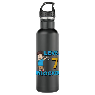 Gaming-Gamer-Konsole Sieben Jahre Geschenkidee Edelstahlflasche