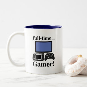 Gaming Gamer Lustig Zweifarbige Tasse