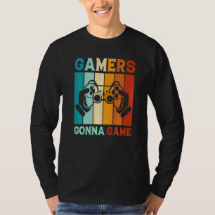 Gaming Gamer werden Gamer zocken Videospiele T-Shirt