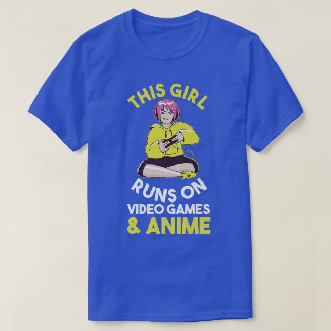 Gaming Games Gamer Anime Premium T-Shirt (Design vorne)
