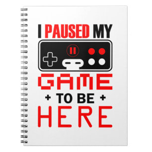 Gaming-Geschenk habe ich mein Spiel hier gehalten Notizblock