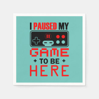 Gaming-Geschenk habe ich mein Spiel hier gehalten Serviette