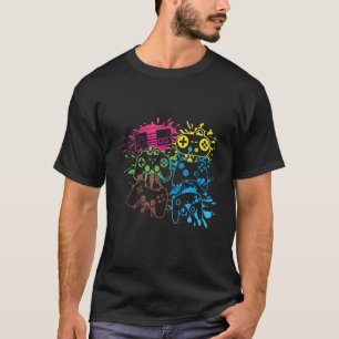 Gaming Graphic Video Game Nerd Gamer Console wiede T-Shirt