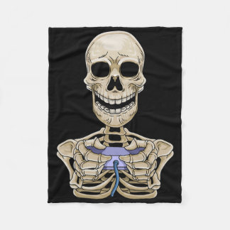 Gaming Halloween Skeleton Gamer Controller  Fleecedecke