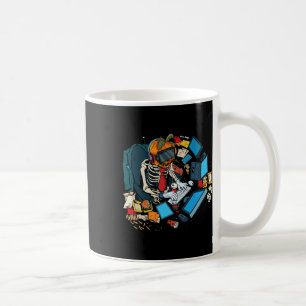 Gaming Halloween Skelett Jack O Lantern Gamer Jung Kaffeetasse