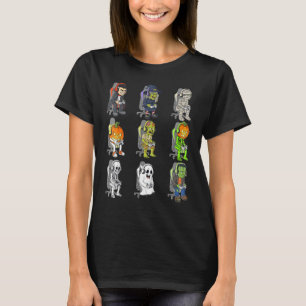 Gaming Halloween Skelett Vampir Gamer Zombie T-Shirt