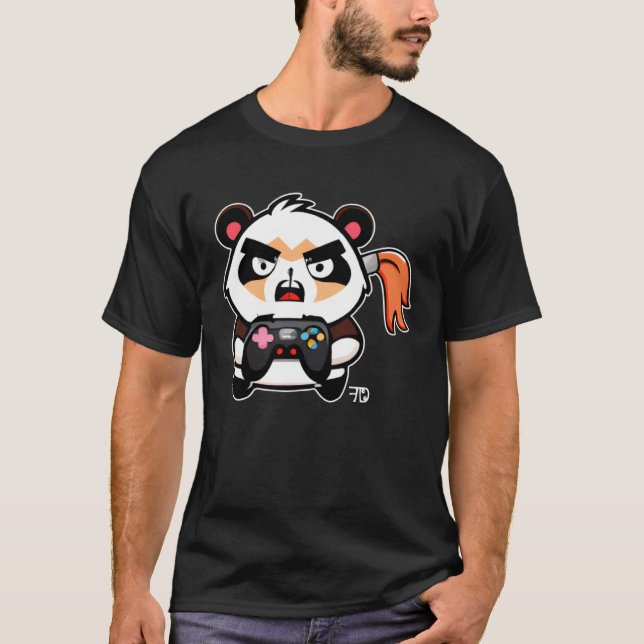 Gaming Hamster Gamer T-Shirt (Vorderseite)
