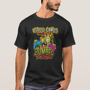 Gaming I Video Games bereiteten mich auf eine Zomb T-Shirt