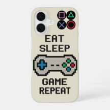 Gaming-iPhone-Hülle – Pixel-Art-Videospiel-Cover