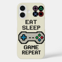 Gaming-iPhone-Hülle – Pixel-Art-Videospiel-Cover