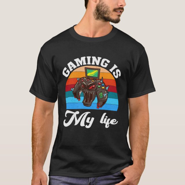 Gaming Is My Life  Video Gaming   2 T-Shirt (Vorderseite)