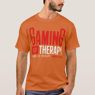 GAMING-IS-THERAPIE retro Familie T-Shirt