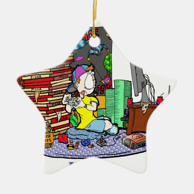 Gaming ist KEIN Hobby Keramikornament (Vorne)