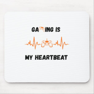 Gaming ist mein Herzschlag-Mauspad Mousepad