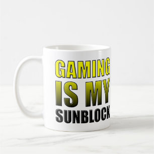 Gaming ist mein Sonnenblock-Funny-Mug oder Reiseum Kaffeetasse