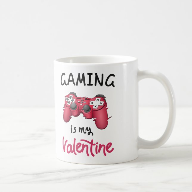 Gaming ist mein Valentine Kaffeetasse (Rechts)