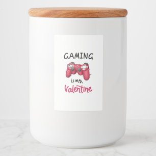 Gaming ist mein Valentine Lebensmitteletikett