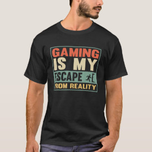 Gaming ist meine Flucht vor der Realität, Vintage T-Shirt