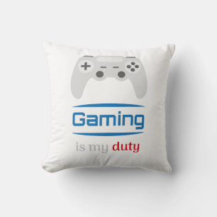 Gaming ist meine Pflicht Gamer Controller Kissen
