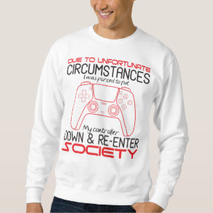 Gaming-Liebhaber machen meinen Controller zum lust Sweatshirt