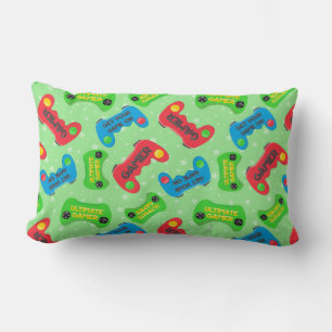 Gaming Lumbar Pillow 13" x 21" Lendenkissen