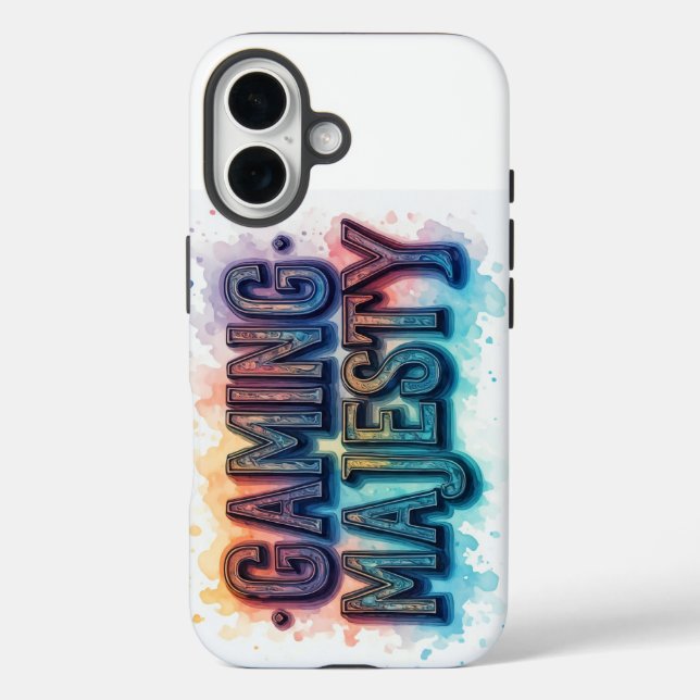 Gaming Majestät iPhone 16 Hülle (Rückseite)