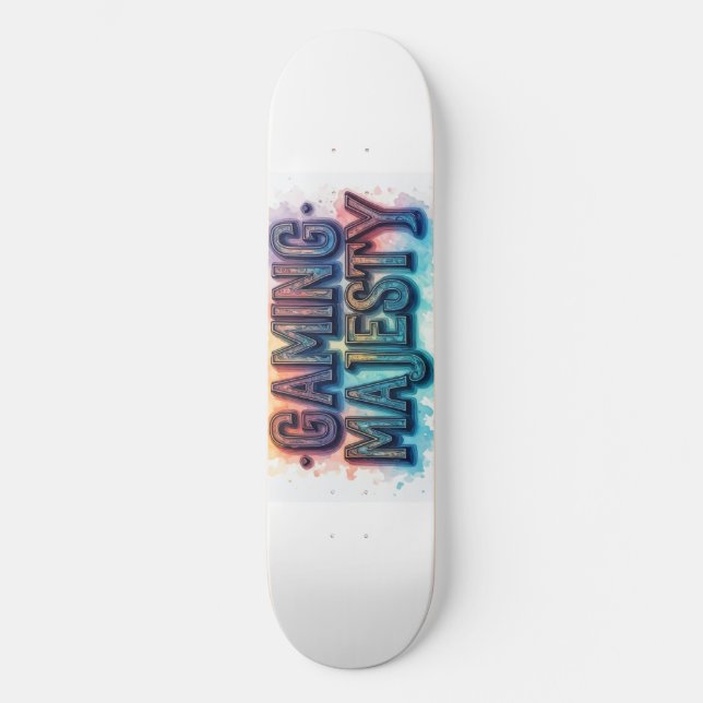 Gaming Majestät Skateboard (Vorderseite)