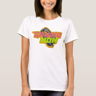 Gaming-Mama lustige Logo-Abzeichen-Kopfhörer T-Shirt