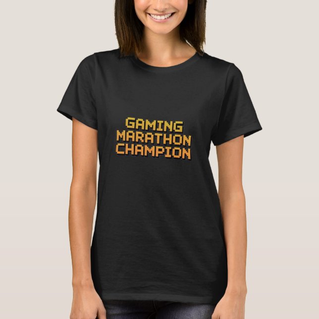 Gaming Marathon Champion T-Shirt (Vorderseite)