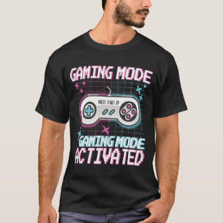Gaming Mode Activated – Retro Pixel Controller Des T-Shirt