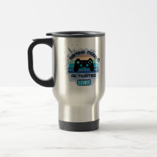 "Gaming Mood Activated - Gamer Coffee Tasse" Reisebecher