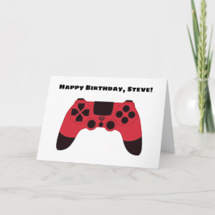 Gaming Nerd Gamer Birthday Karte