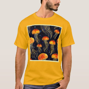 Gaming Ocean Qualle Art T-Shirt