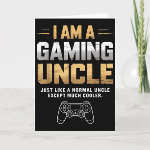 Gaming-Onkel cooler als normaler Onkel für Männer  Karte