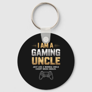 Gaming-Onkel cooler als normaler Onkel für Männer Schlüsselanhänger