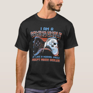 Gaming Onkel Normaler Onkel Viel Cooleres Videospi T-Shirt
