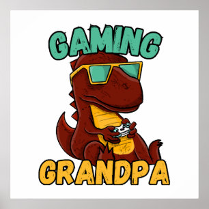 Gaming-Opa Poster