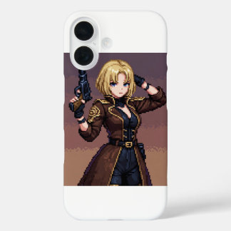 Gaming Pixel Art Decke – Cozy Gamer Stimmung iPhone 16 Hülle