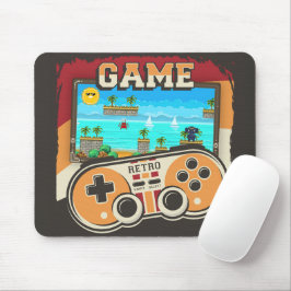 Gaming Remote Controller Retro Mousepad