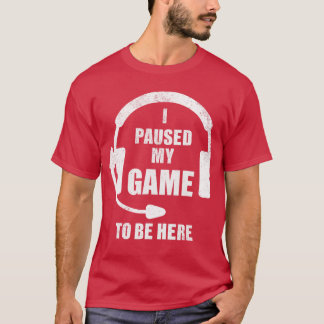 Gaming-Shirts Foreen Boys Pausierten mein Spiel Ga T-Shirt