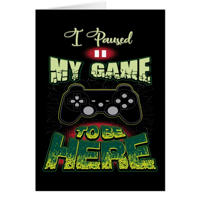 Gaming-Spaß - Ich habe mein Spiel hier angehalten  (Vorne)
